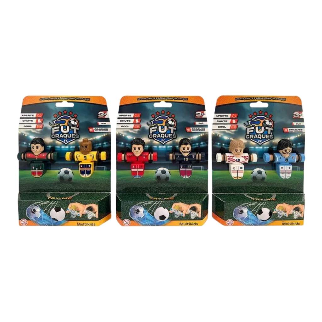 Fut Craques FC Duo Futebol Para Duplas Sortido e Unitário Multikids - BR2574