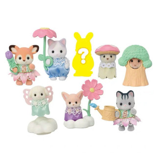Brinquedos de pelúcia infantis, jogo de interpretação de papéis da família da floresta, boneca de flor silvestre, série 