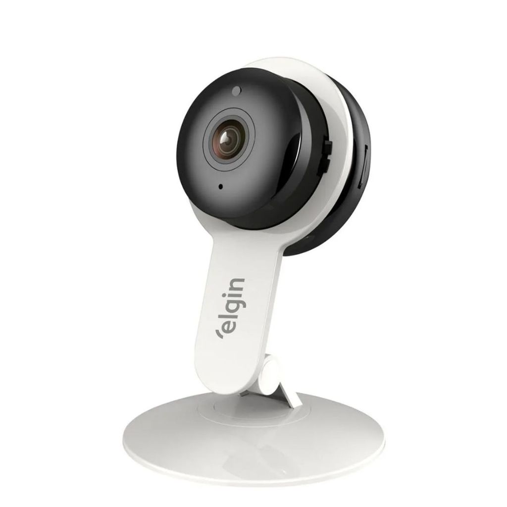 Câmera Fixa Smart Full HD 1080p Wi-Fi Elgin Com Áudio e Detecção de Movimento