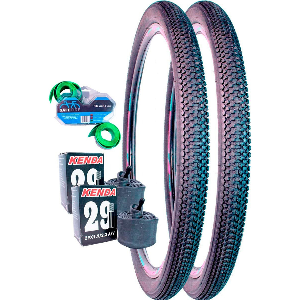 Par Pneu Aro 29 Levorin Eruption 29x2.1 Banda Leve + Câmaras em Oferta na Shopee