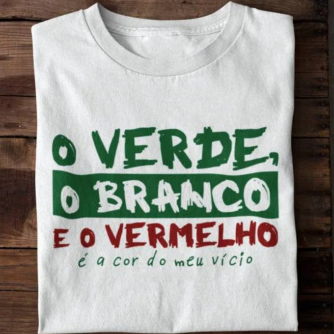 Camiseta Personalizada Palmeiras Fã Club Organizada Camisa Algodão Premium