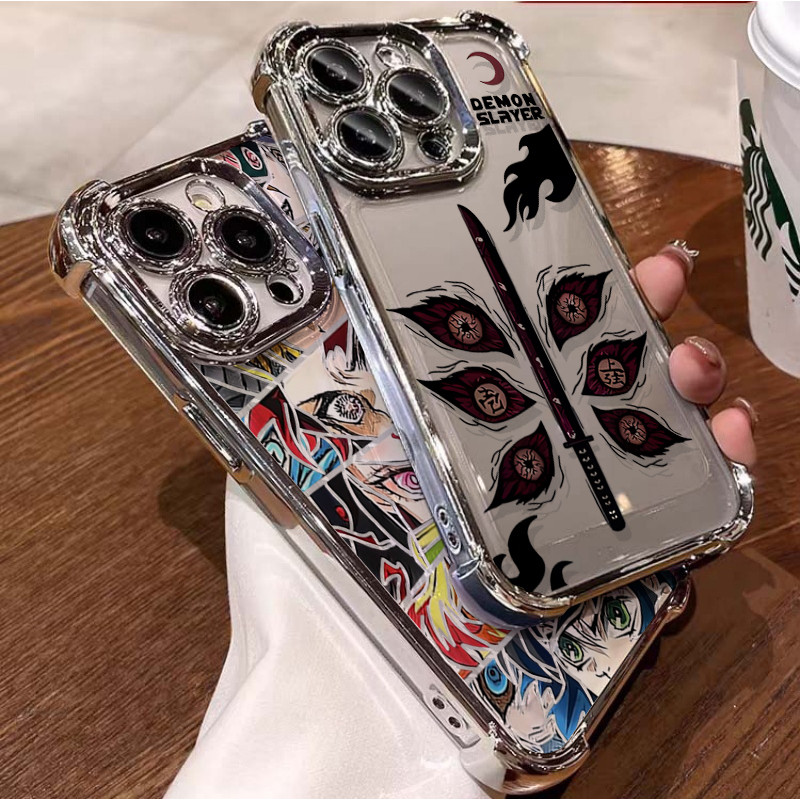 Capa De Telefone Para Samsung Galaxy A56 A26 A36 A16 A06 A35 A55 A25 A15 A05S A05 A24 Legal Anime Demon Slayer Airbag Cl
