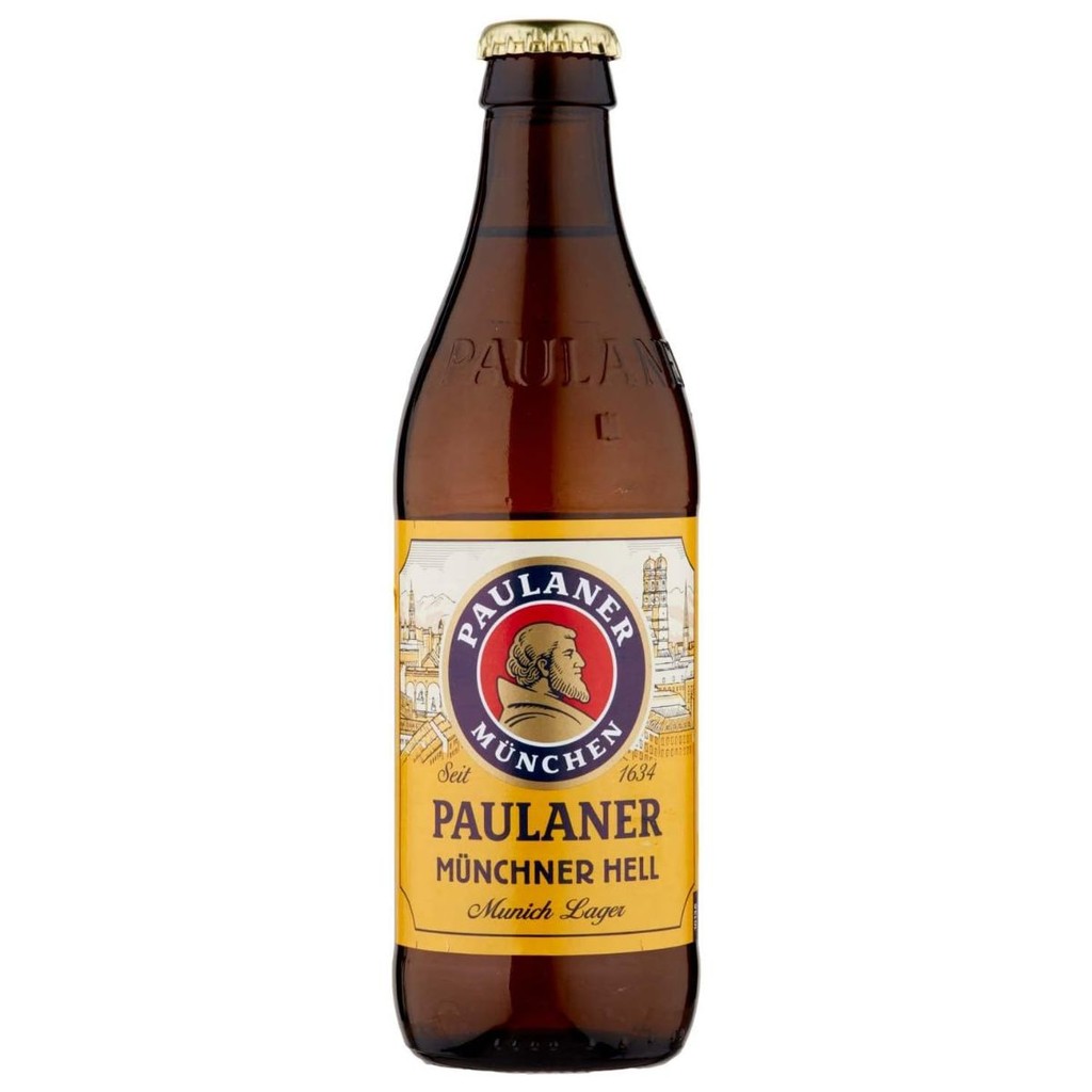 Cerveja Paulaner Munchner Hell Alemã Garrafa 330ml em Oferta na Shopee