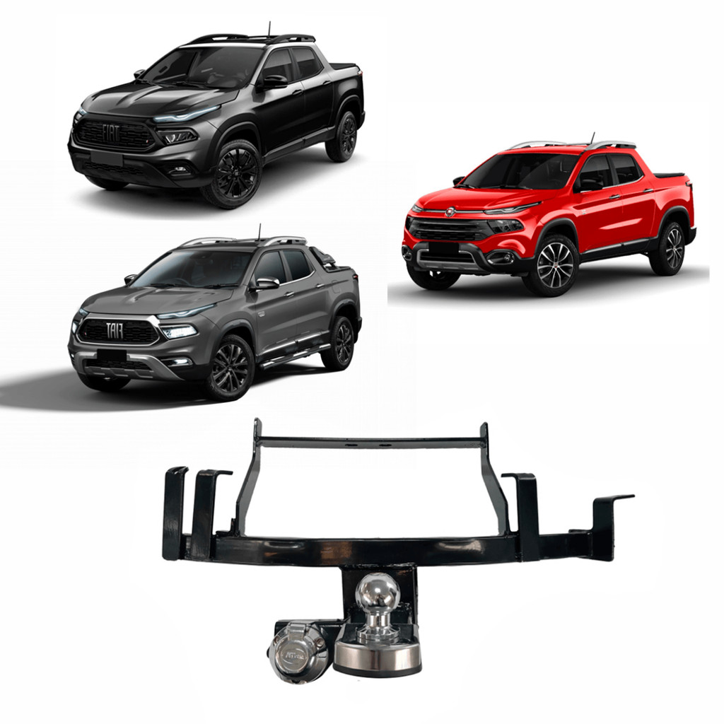 Engate Fiat Toro 2016 a 2026 Brucke Reboque 700Kg INMETRO