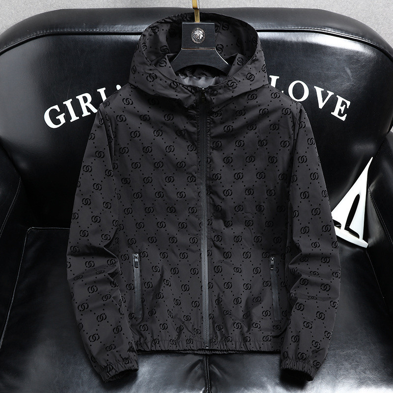 Casaco Casual Masculino Jaqueta Com Capuz Solto Top