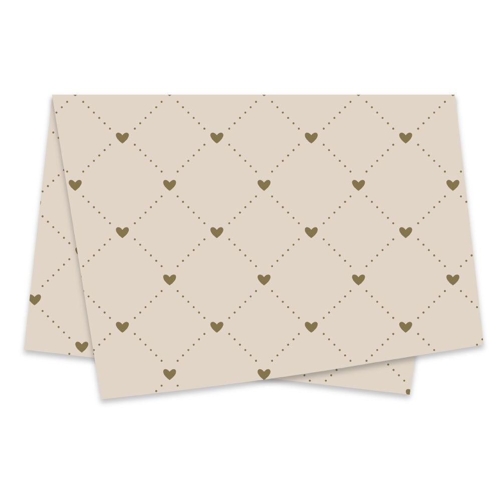 Poli Sujinho Estampa Heart Nude/Ouro para Decoração 49,0x69,0cm, Xingó - 10/20/50 folhas. em Oferta na Shopee
