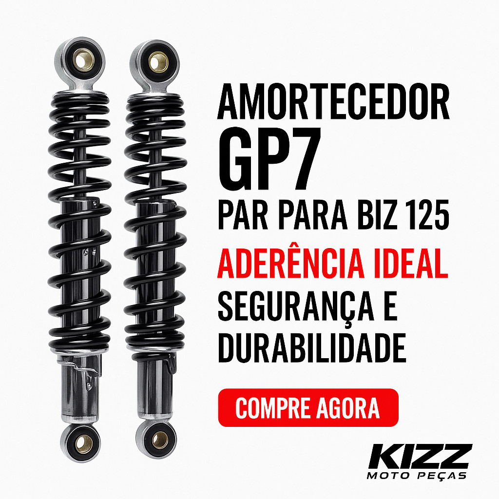 Amortecedor GP7 Par Biz 125 Biz 100 Pop 100 em Oferta na Shopee