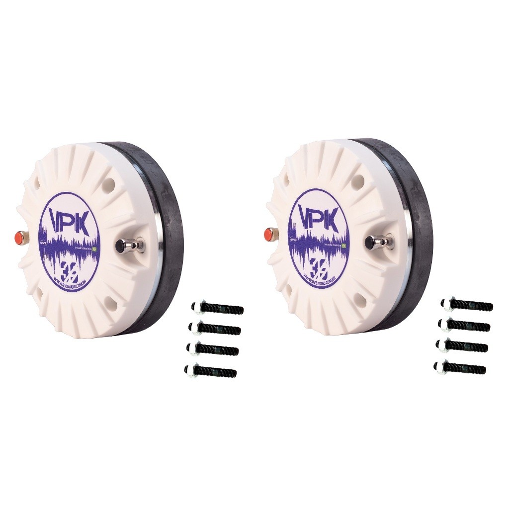 2 Driver TI QVS 35VPK 150W Rms Titanio Corneta TI Titanium 8 ohms Som Automotivo Som Profissional Line Array Paredao Bob