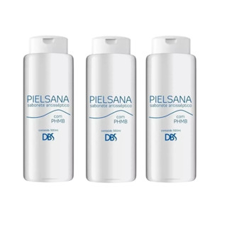 Kit 3x Pielsana Sabonete Antesséptico Com Phmb Liquido 500ml em Oferta na Shopee