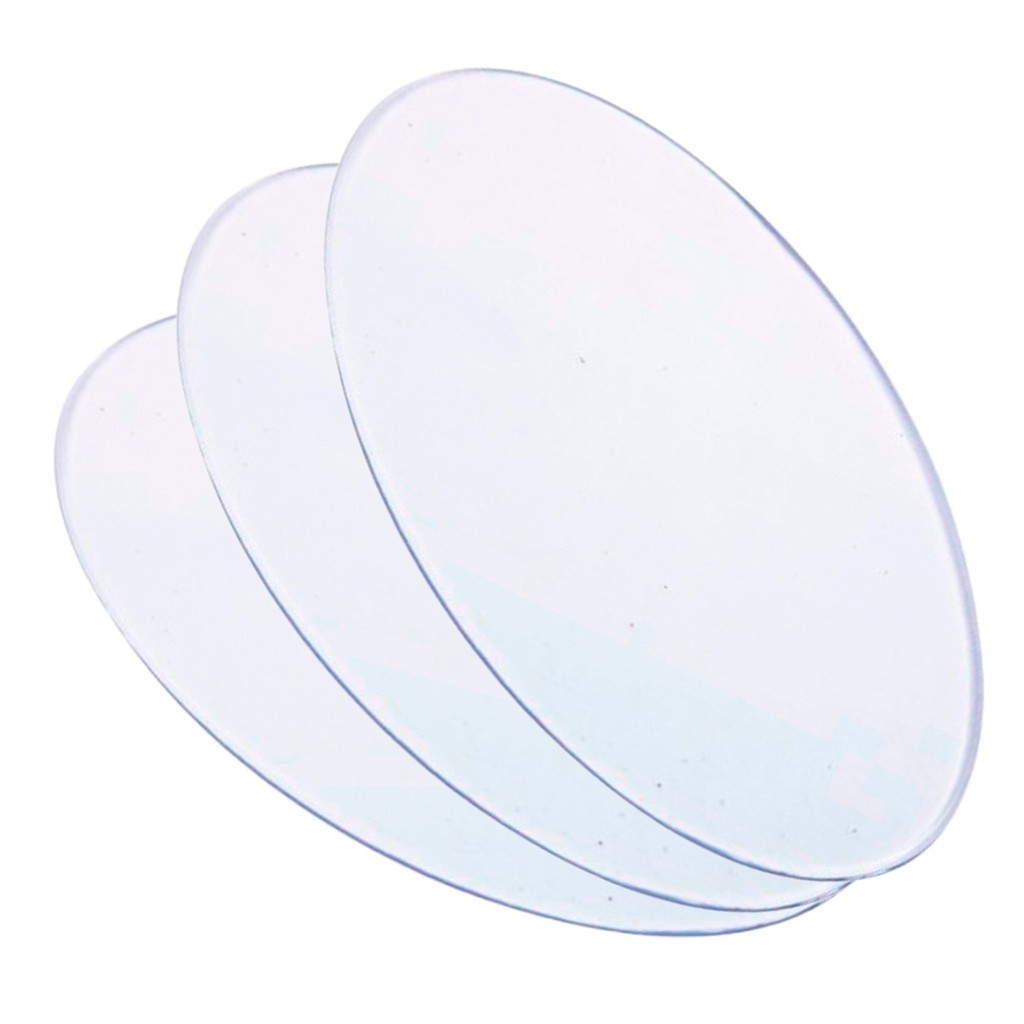 Base Acrílica Oval 14x8 Sem Borda Para Artesanato Biscuit 20 Unidades