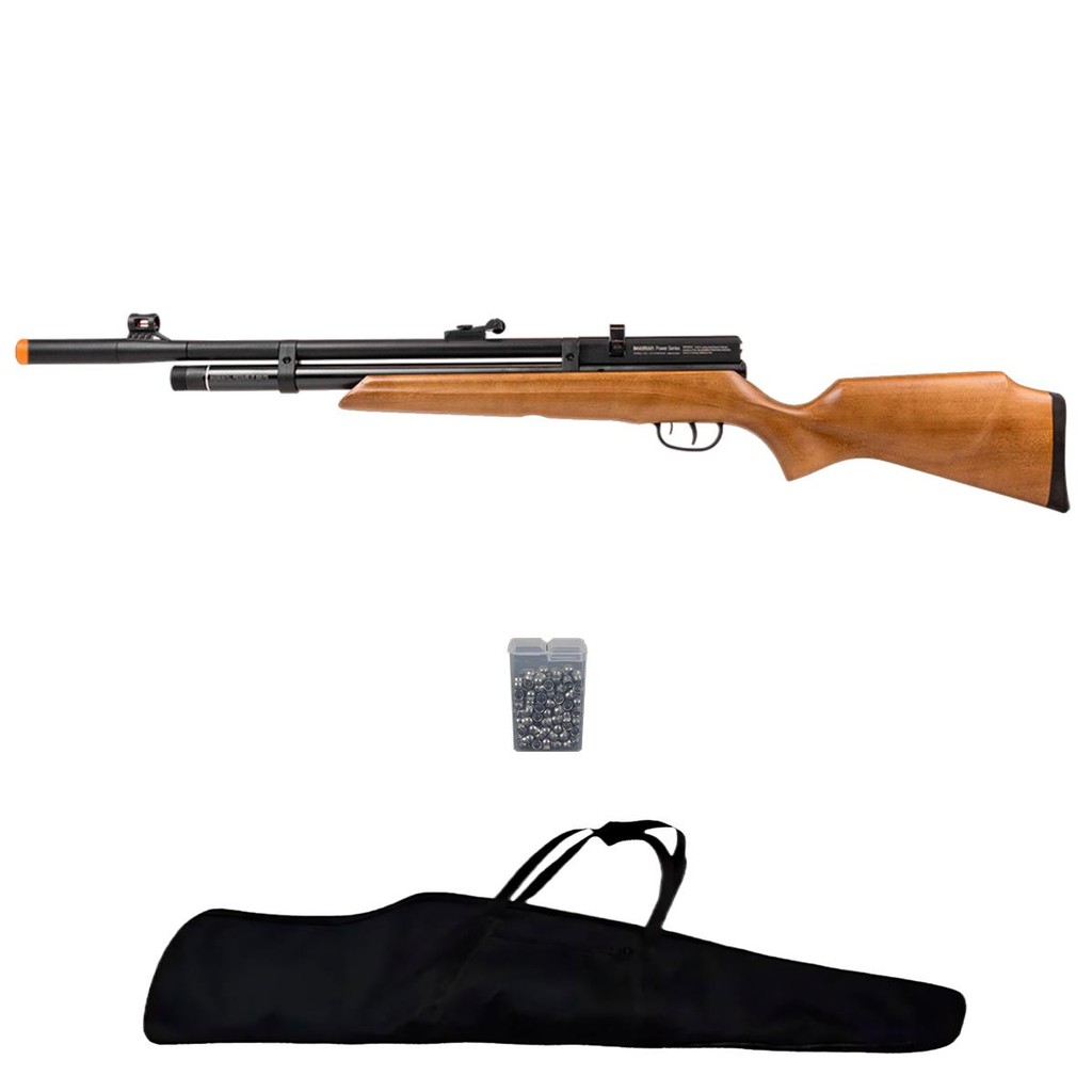 Carabina de Pressão 1332 Raider PCP Madeira 6.35mm - Beeman + Acessórios em Oferta na Shopee