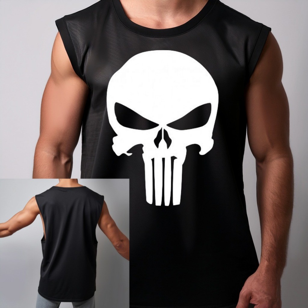 Camiseta  Regata Camisa cavada Oversized  Academia O Justiceiro