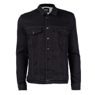 Jaqueta Jeans Masculina Max Denim Tradicional Premium Preto em Oferta na Shopee