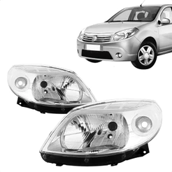 Farol Sandero 2007 2008 2009 2010 2011 Cromado