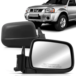 Par Retrovisor Externo Frontier 98 99 2000 2001 2002 2003 2004 Manual Preto