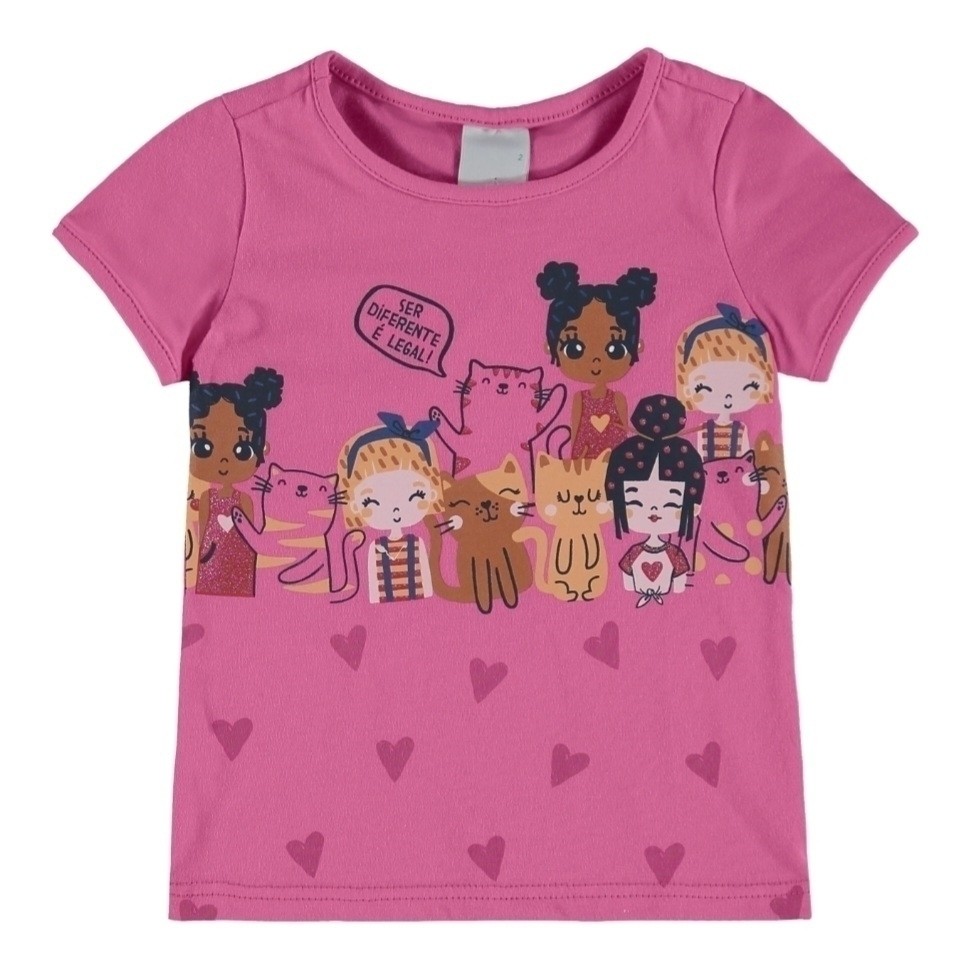 Blusa Tradicional Menina Malwee Kids