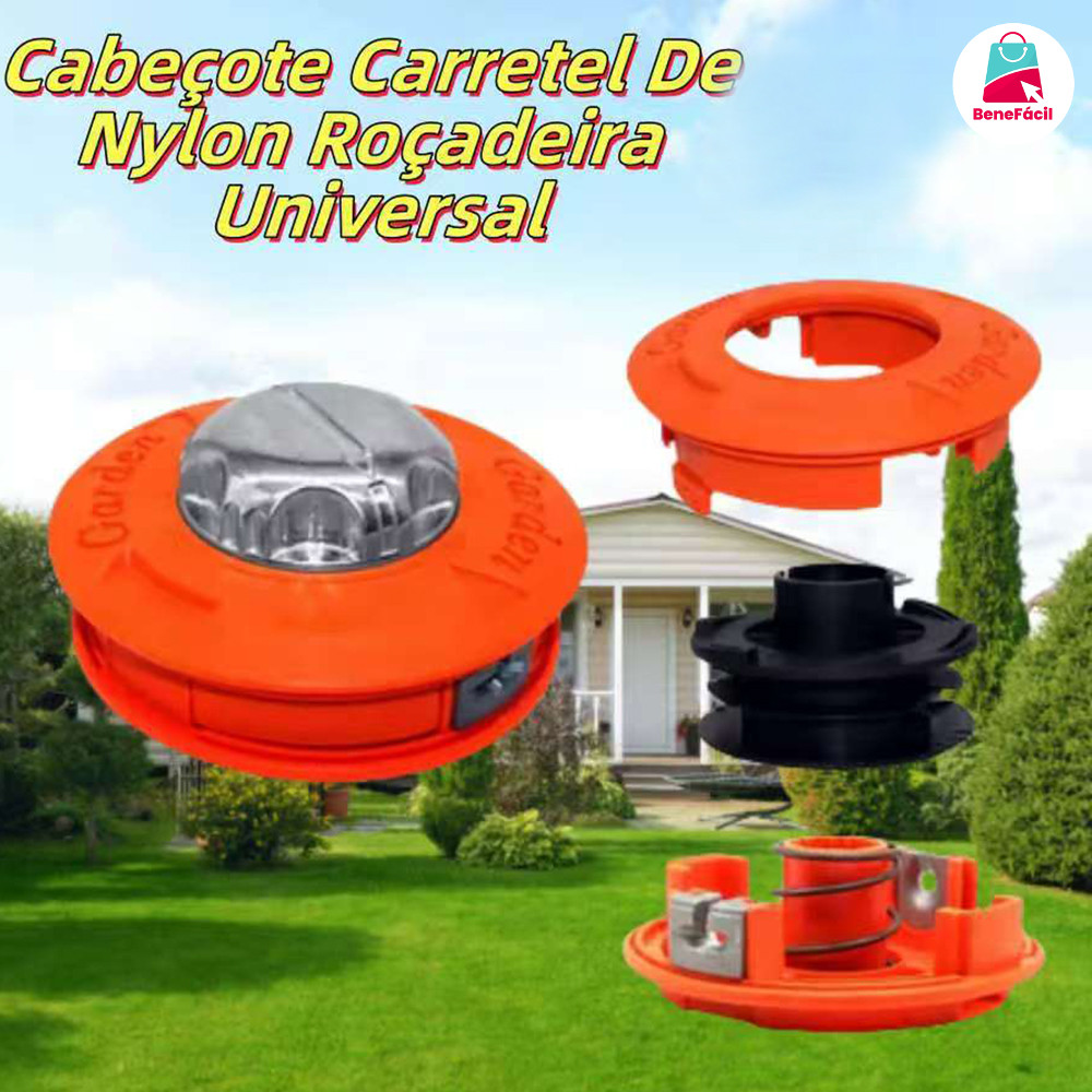 Carretel Profissional Jump - Corte Preciso, Material Durável, Linha de 2m Inclusa