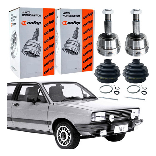 Par 2 Homocinética Original Cofap Volkswagen Fox Royale Versailles Gol em Oferta na Shopee