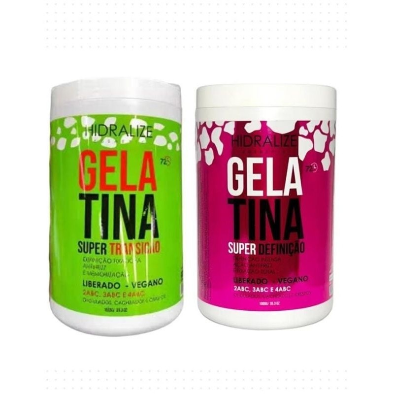 Kit 2 Gelatinas Cachos bombados Super Definição+Super Transição em Oferta na Shopee