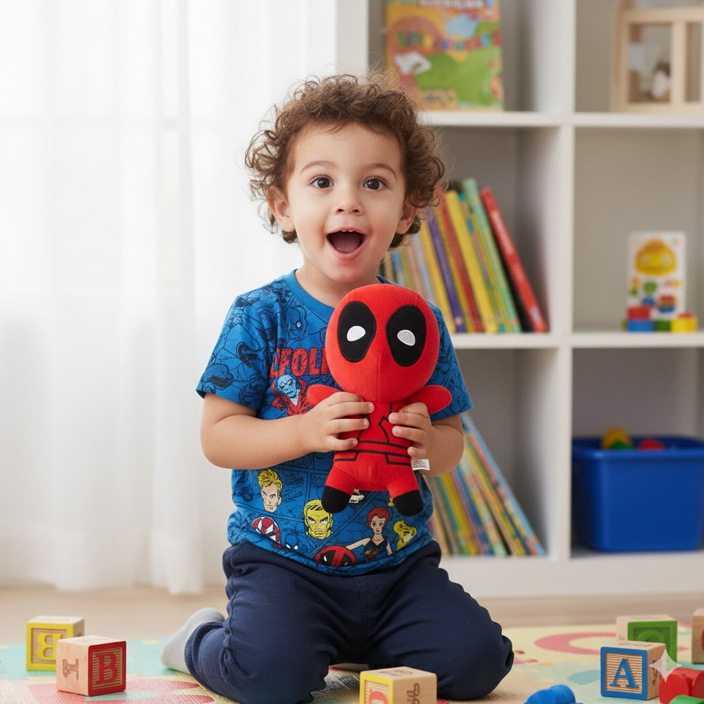 Pelúcia Deadpool Deadpool brinquedo de pelúcia boneca dos desenhos animados Anime mercadoria boneca em Oferta na Shopee