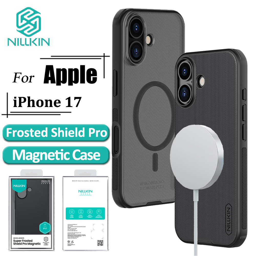 Nillkin Capa Magnética Para iPhone 17 Super Frosted Shield Pro Traseira À Prova De Choque em Oferta na Shopee