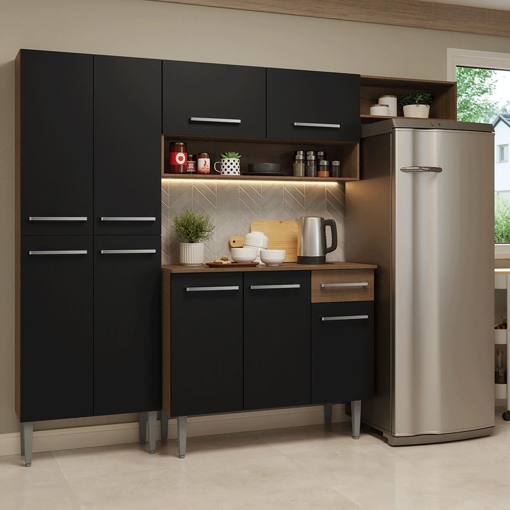 Armário de Cozinha Completa Madesa Emilly: Onde Comprar | BuscaProdutos