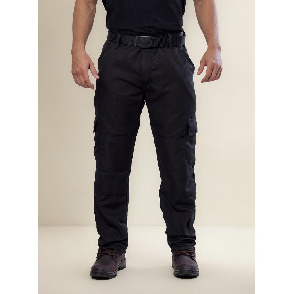 Calça Cargo Tática 6 Bolsos Poly Rip Stop Reforçada Airsoft