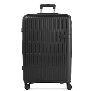 Mala Média 23kg Polipropileno 4 Rodas Santiago Preta em Oferta na Shopee