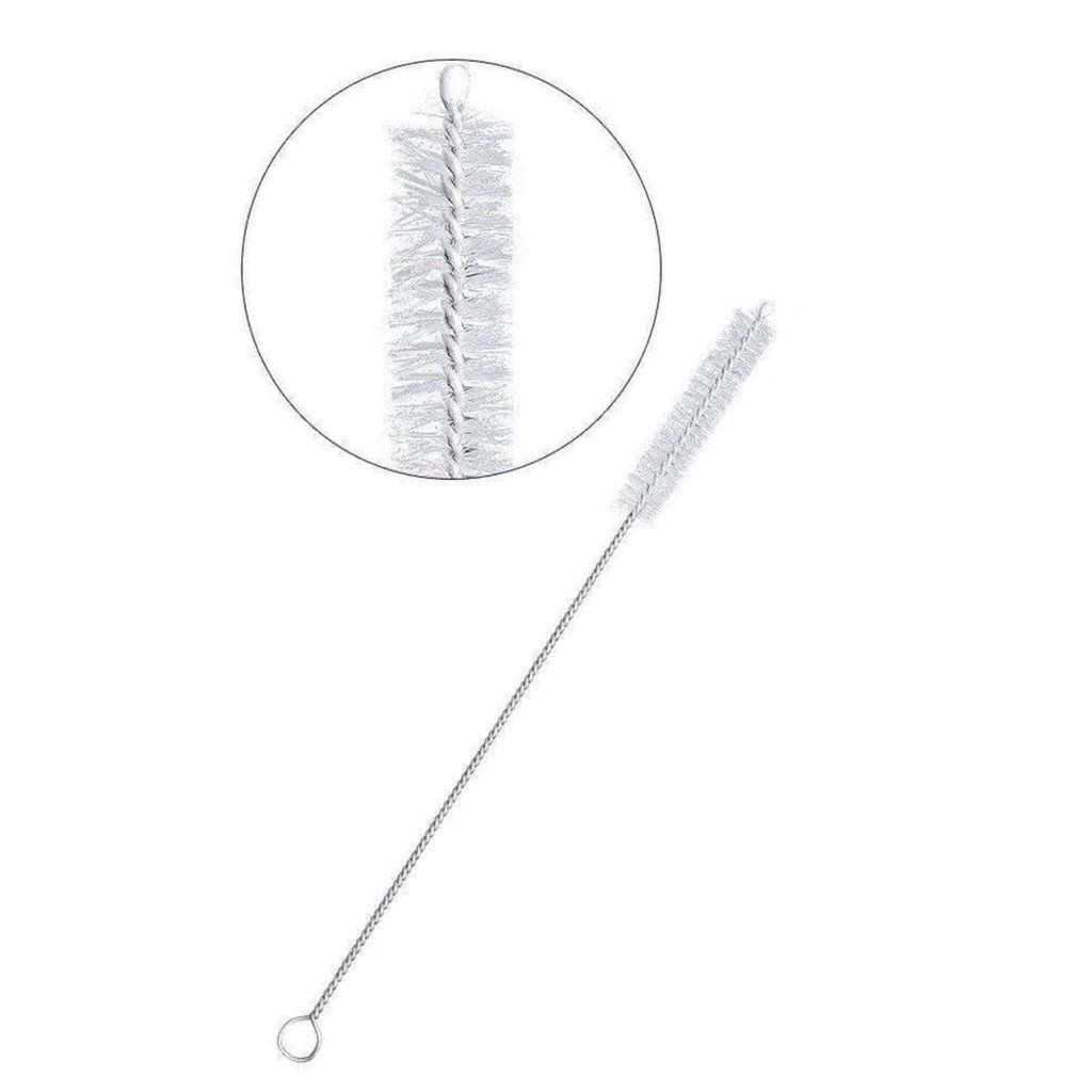 Escovas Para Limpar Canudo Cabo Inox Kit Com 2 Unidades