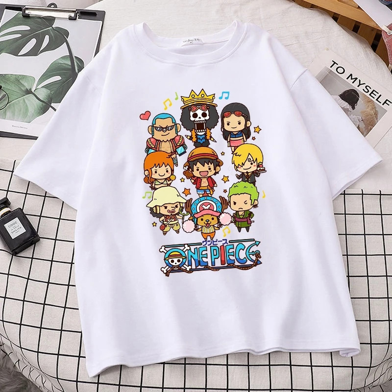 Camisa Camiseta Básica One Piece Personagens Chibi Anime Qualidade Premium Envio Rapido em Oferta na Shopee