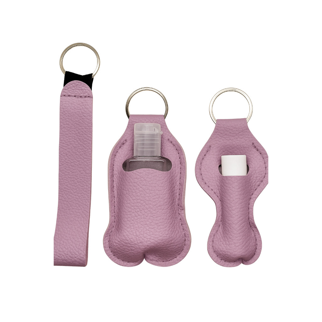 Chaveiro de Couro Sintético, Suporte para Chaveiro ,Bálsamo Labial. Bolsas, Mochilas, Chave do Carro (ENVIO IMEDIATO)