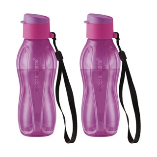 Kit com 2 Garrafas de Água Tupperware Eco Tupper Roxa 310ml em Oferta na Shopee
