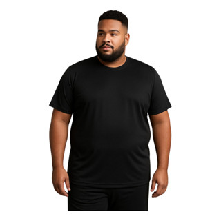 Camiseta Plus Size Masculina Lisa Dry Fit Academia Treino em Oferta na Shopee
