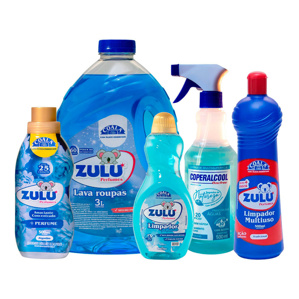 Kit Zulu Perfumes Frescor e Cuidado em Oferta na Shopee