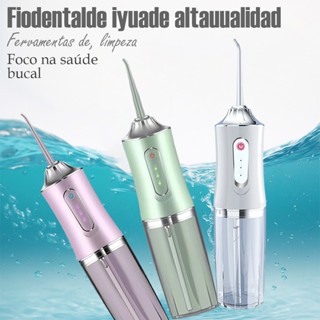 HYQ1726 Irrigador Bucal Portátil Branco Jato D`água em Oferta na Shopee