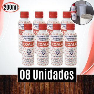 Cx 08 Unds Coalhos Líquido Coala 200ml Coagulante Queijo Frescal - Bela Vista em Oferta na Shopee