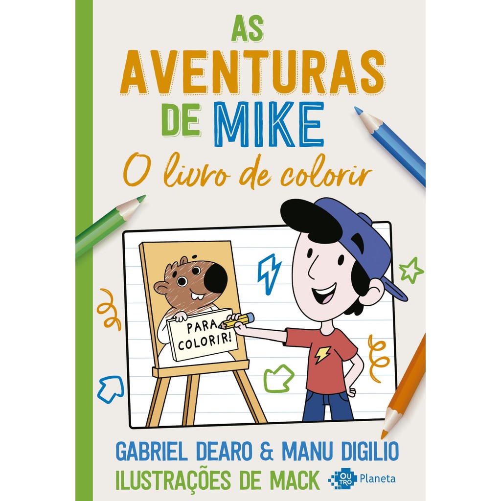 Livro As aventuras de Mike - o livro de colorir - Livros Sorocaba