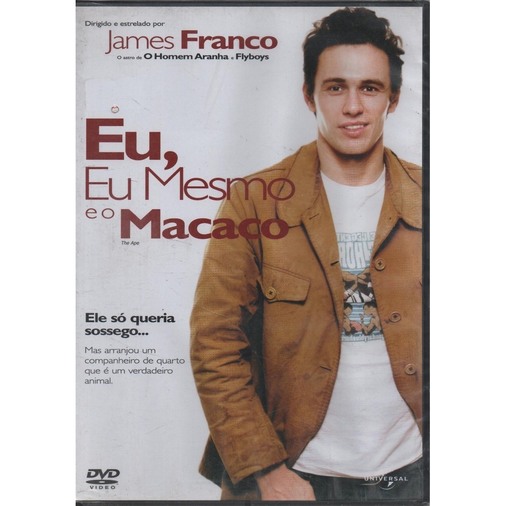 Dvd - Eu Eu Mesmo E O Macaco - James Franco - Lacrado