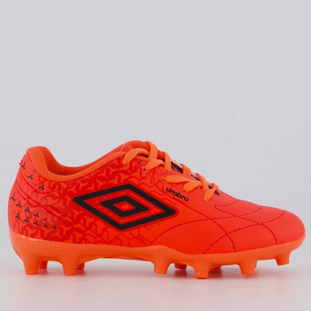 Chuteira Umbro Class Neo Campo Juvenil Coral em Oferta na Shopee