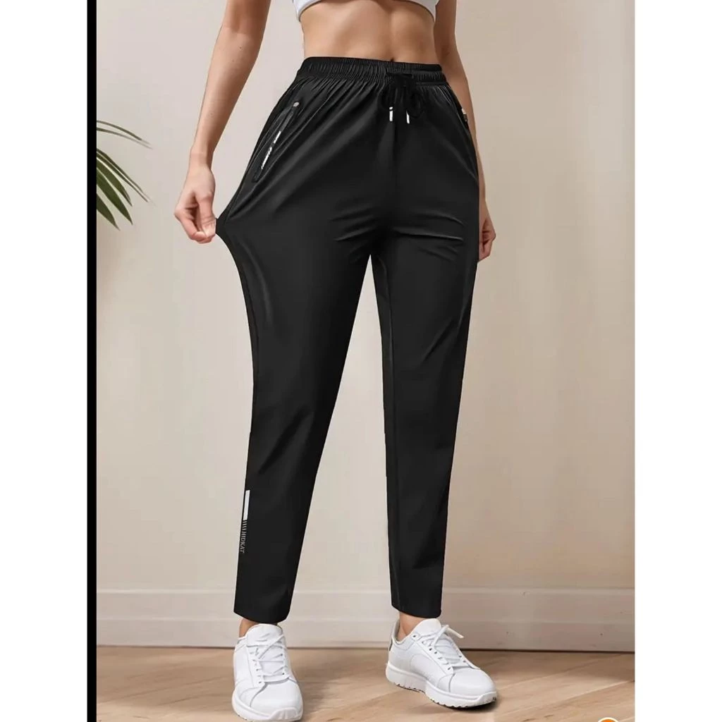 Calça Feminina Dry Fit Com Elastano Esportiva Fitness Slim Fit