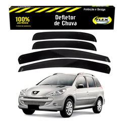 Jogo Calha Defletor Chuva 207 Sw 1.4 1.6 2008 A 2013