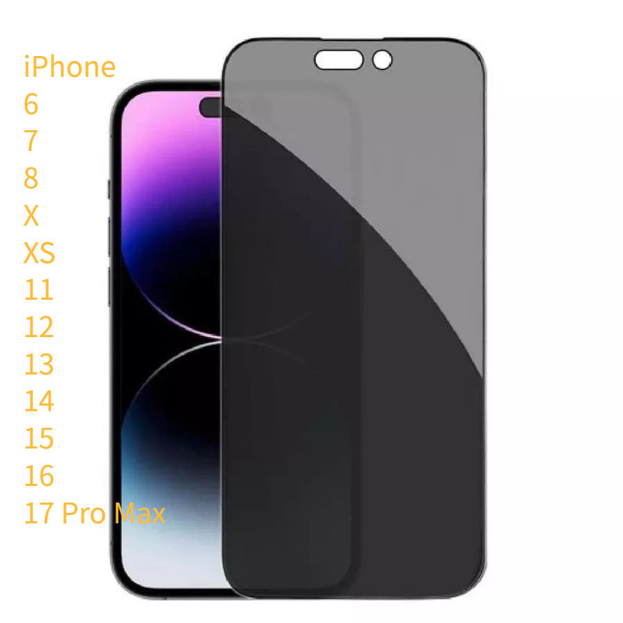 Película Privacidade Fosca iPhone 6 7 8 X XS 11 12 13 14 15 16 17 Pro Max Anti-Impacto em Oferta na Shopee