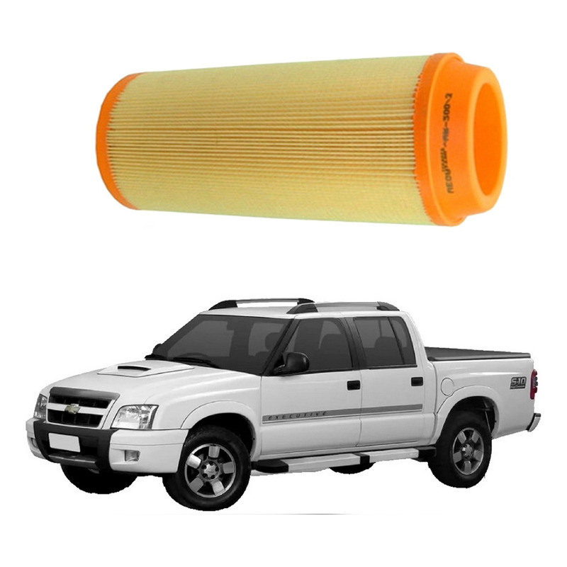 Filtro De Ar Metal Leve S10 2.8 2009 A 2011 em Oferta na Shopee
