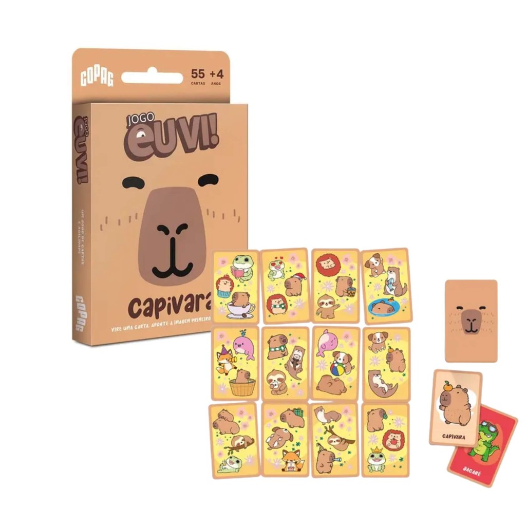 Jogo Infantil Eu Vi! Capivara Copag - 36364 em Oferta na Shopee
