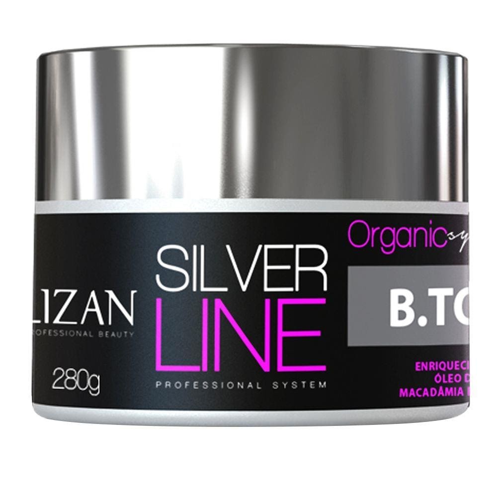 Botox Recuperação Capilar B.Tox Organic System Silver Line 280G em Oferta na Shopee