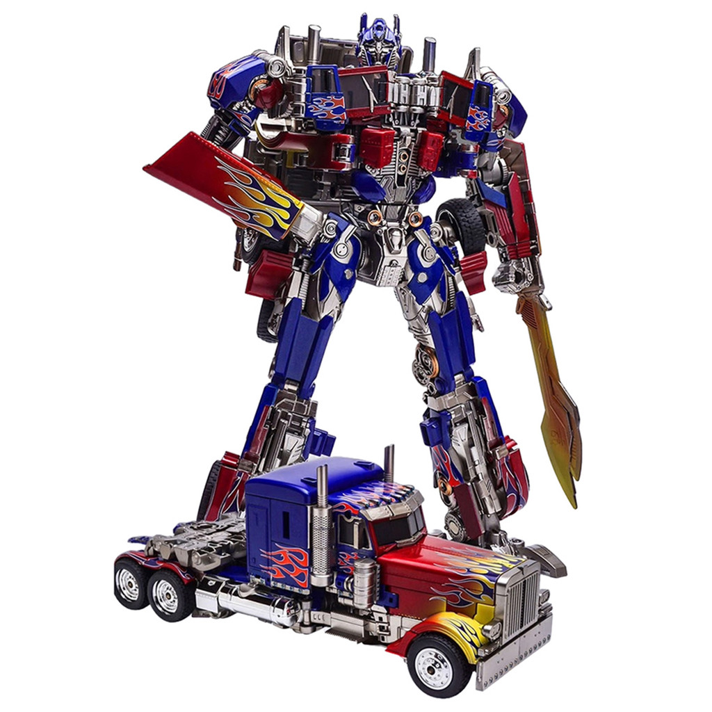 Optimus Prime Transformers Action Figure Boneco Vira Robo