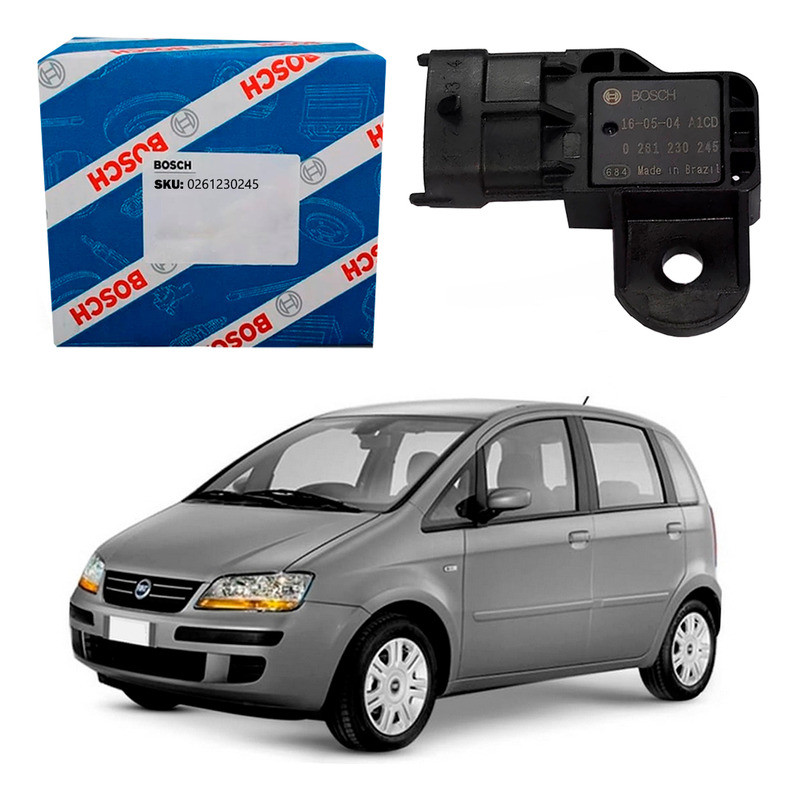 Sensor Map Bosch Idea 1.4 Fire 2006 A 2010 em Oferta na Shopee