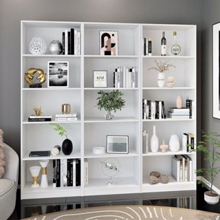 Kit 3 Estantes para Livros Multiuso 5 Nichos 175cmx156cm Montreal Yescasa Branco em Oferta na Shopee