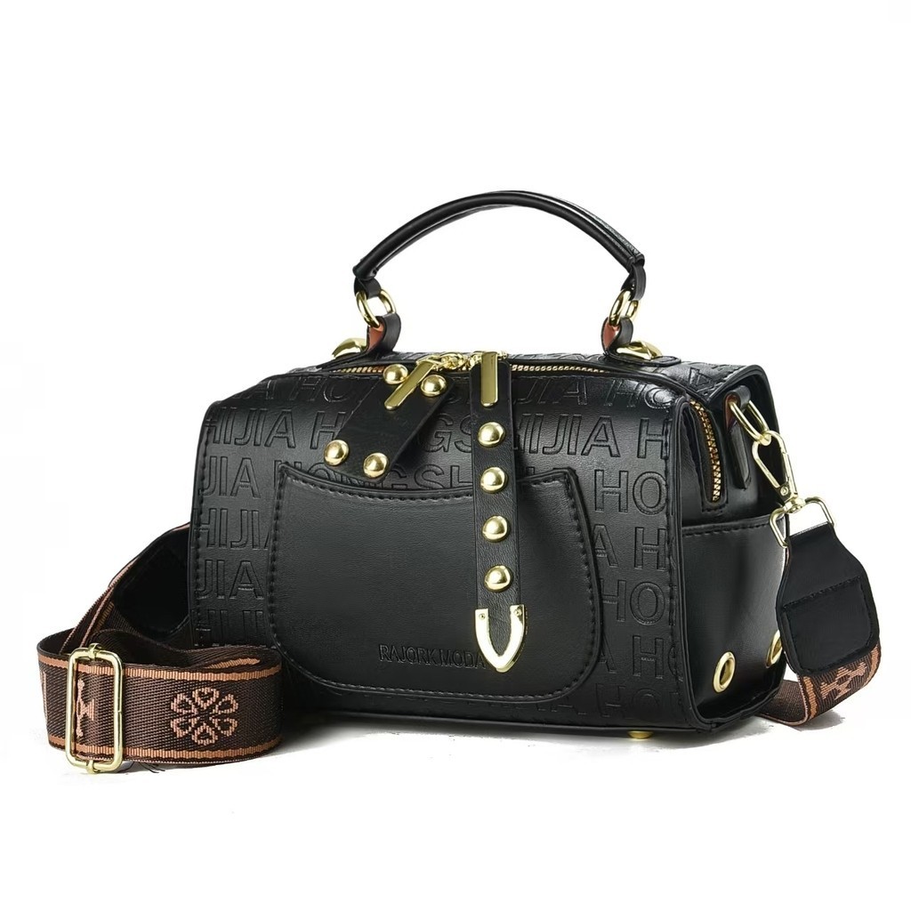 Bolsa De Ombro Couro Vintage Sintética Para Mulheres Com Alça Ajustável E Removível em Oferta na Shopee