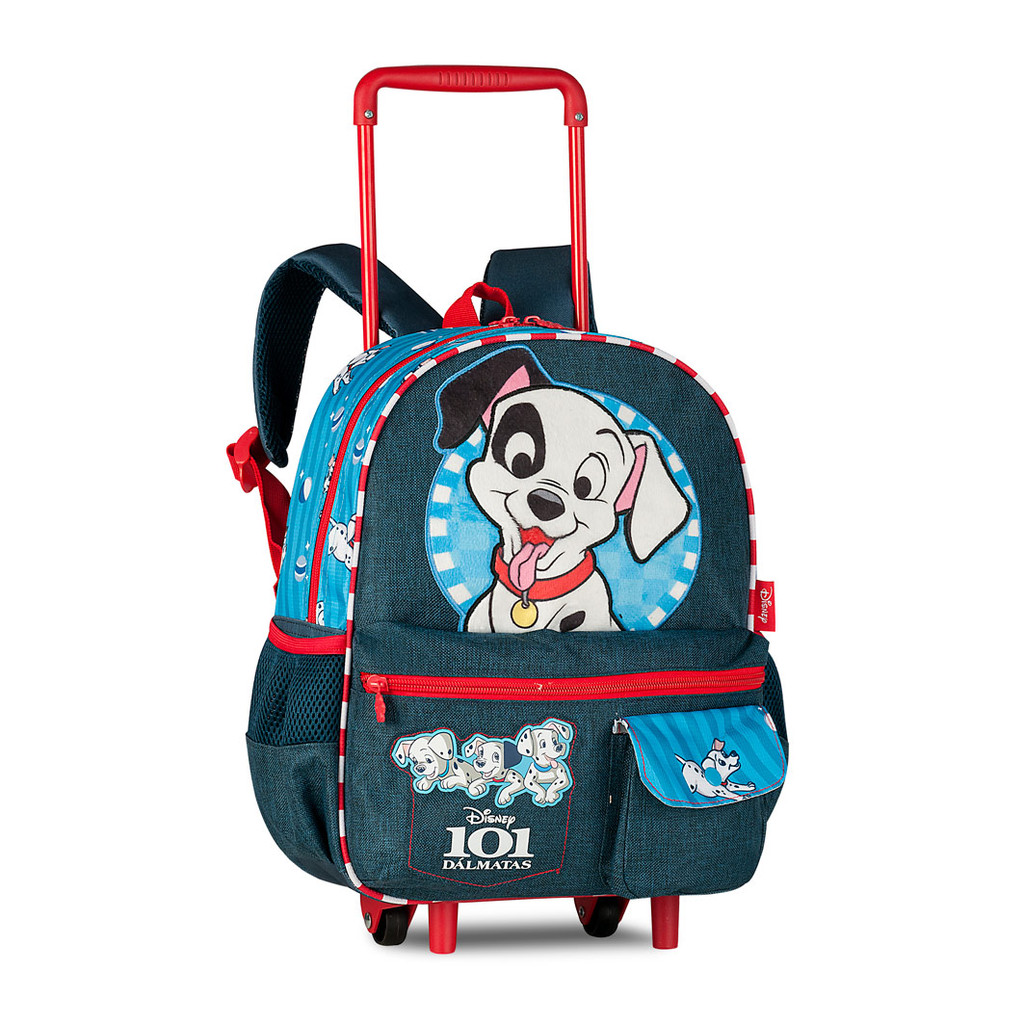 Mochila Infantil 101 Dálmatas Bolsa Escolar Cachorrinho
